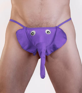 Men's Purple Elephant G-string