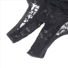 Load image into Gallery viewer, Black Crotchless Lace Panty (12-14) Xl
