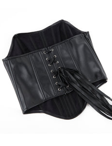 Black Zippered Corset (14-16) 2xl