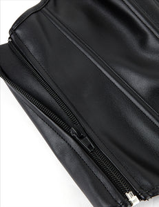 Black Zippered Corset (14-16) 2xl