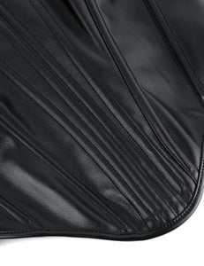 Black Zippered Corset (14-16) 2xl