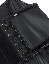 Load image into Gallery viewer, Black Zippered Corset (12-14) Xl
