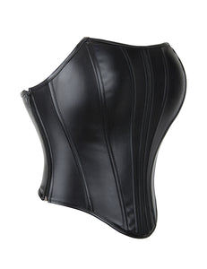 Black Zippered Corset (14-16) 2xl