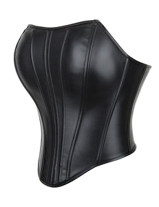 Black Zippered Corset (14-16) 2xl