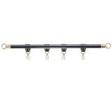 Load image into Gallery viewer, Faux Leather Wrapped Spreader Bar Gold
