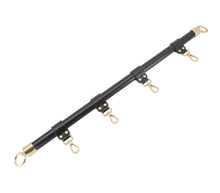 Load image into Gallery viewer, Faux Leather Wrapped Spreader Bar Gold
