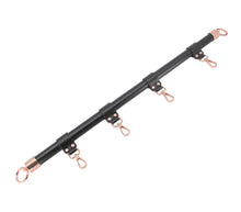 Load image into Gallery viewer, Faux Leather Wrapped Spreader Bar Rose Gold

