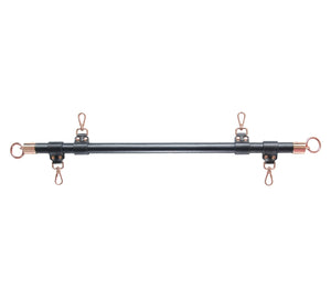 Faux Leather Wrapped Spreader Bar Rose Gold