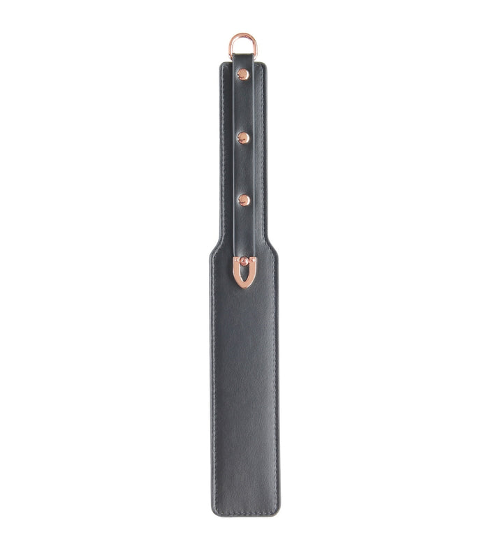 Faux Leather Paddle Rose Gold