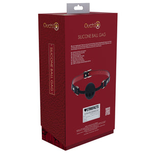 Ouch! Milan Collection - Silicone Ball Gag
