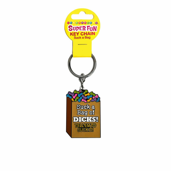 Suck A Bag Key Chain
