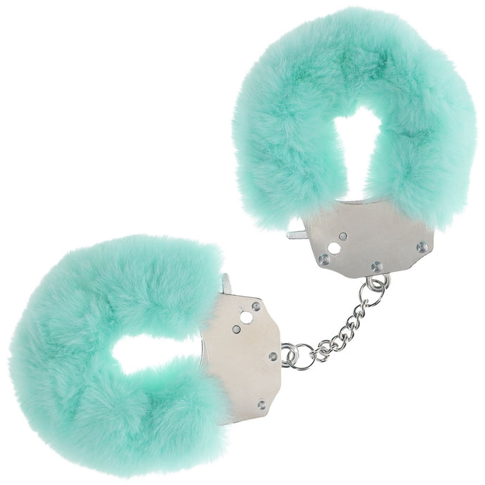 Ouch! Heavy Duty Fluffy Cuffs Powder Green