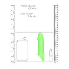 Load image into Gallery viewer, Ouch! Glow In The Dark Smooth Thick Stretchy Penis Sleeve 15.5 Cm
