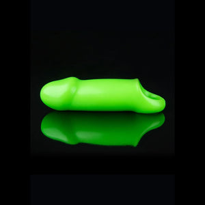 Ouch! Glow In The Dark Smooth Thick Stretchy Penis Sleeve 15.5 Cm