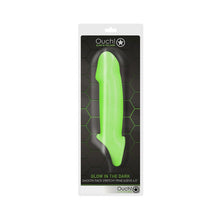 Load image into Gallery viewer, Ouch! Glow In The Dark Smooth Thick Stretchy Penis Sleeve -16cm

