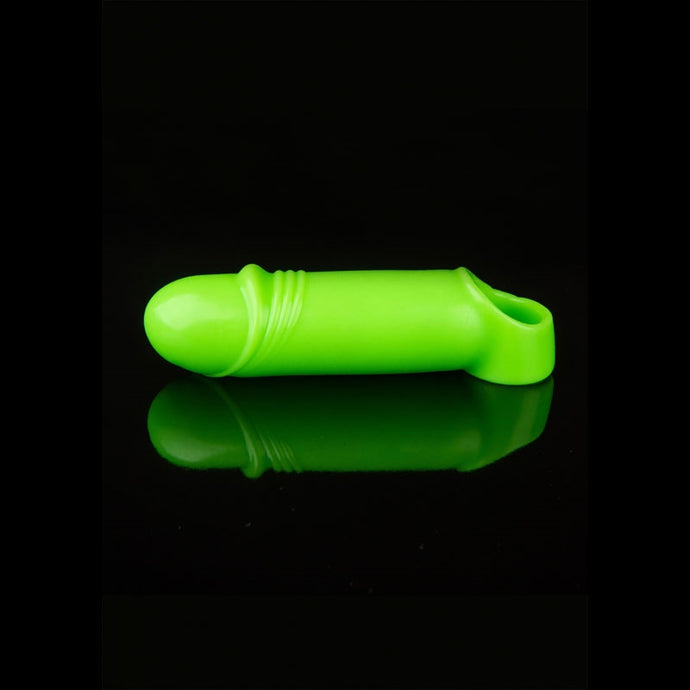 Ouch! Glow In The Dark Smooth Thick Stretchy Penis Sleeve -16cm