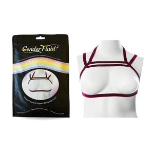 Gender Fluid Sugar Coated Harness L- Xxl Raspberry