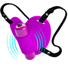 Load image into Gallery viewer, Micro Heart Beat Strap On Clitoral Vibrator Purple
