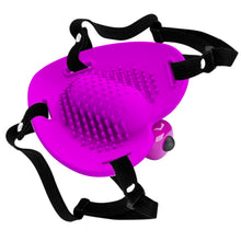 Load image into Gallery viewer, Micro Heart Beat Strap On Clitoral Vibrator Purple
