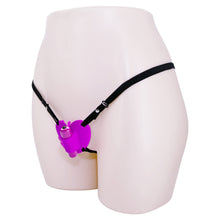 Load image into Gallery viewer, Micro Heart Beat Strap On Clitoral Vibrator Purple

