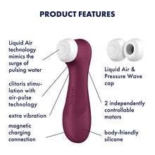 Load image into Gallery viewer, Satisfyer Pro 2 Gen 3 - Wine Red
