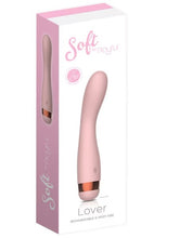 Load image into Gallery viewer, Soft By Playful Lover Rechargeable G-spot Vibrator Pink
