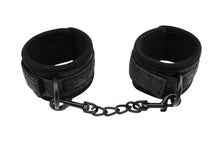 Load image into Gallery viewer, Behave! Tempt Him Hand Cuffs Black
