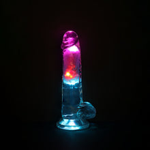 Load image into Gallery viewer, Realrock 7'' Led Vibrating Dong W/balls

