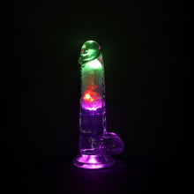 Load image into Gallery viewer, Realrock 7'' Led Vibrating Dong W/balls
