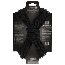 Load image into Gallery viewer, Ouch! Bondage Rope 10m Black
