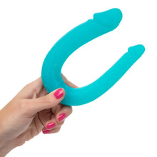 Load image into Gallery viewer, Silicone Double Dong Ac/dc Dong - Teal

