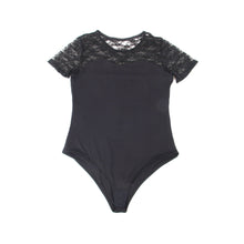 Load image into Gallery viewer, Black Lace Bodysuit (10) M
