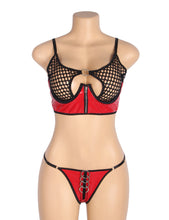 Load image into Gallery viewer, Red Wetlook &amp; Mesh Set (16) 2xl
