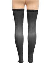 Load image into Gallery viewer, Black Matte Pu Tights Size L-2xl
