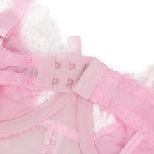 Load image into Gallery viewer, Pink W/white Ruffle Teddy (8-10)m
