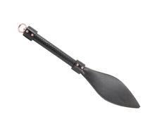 Load image into Gallery viewer, Shaped Faux Leather Slapper Paddle Rose Gold
