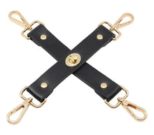 Load image into Gallery viewer, Gold Faux Leather Shackle
