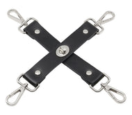 Silver Faux Leather Shackle