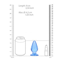 Load image into Gallery viewer, Realrock 9cm Anal Plug Blue
