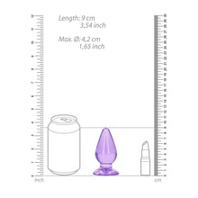 Load image into Gallery viewer, Realrock 9cm Anal Plug Purple
