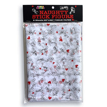 Load image into Gallery viewer, Naughty Stick Figure Tissue Paper Sheets
