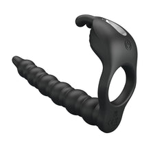 Load image into Gallery viewer, Marcus Vibrating Cock Ring And Anal Plug
