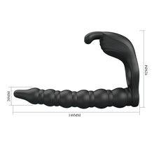 Load image into Gallery viewer, Marcus Vibrating Cock Ring And Anal Plug
