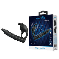 Marcus Vibrating Cock Ring And Anal Plug