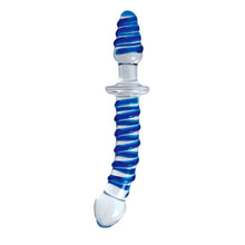 Load image into Gallery viewer, Adam &amp; Eve Twisted Love Glass Dildo

