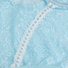Load image into Gallery viewer, Lace Bodysuit Cyan Suspender Bows (14-16) 2xl
