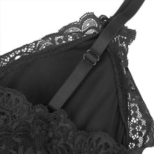 Load image into Gallery viewer, Black Modal And Lace Bodysuit(16-18) 3xl
