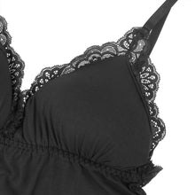 Load image into Gallery viewer, Black Modal And Lace Bodysuit(16-18) 3xl

