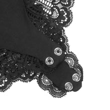Load image into Gallery viewer, Black Modal And Lace Bodysuit(16-18) 3xl
