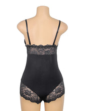 Load image into Gallery viewer, Black Modal And Lace Bodysuit(16-18) 3xl
